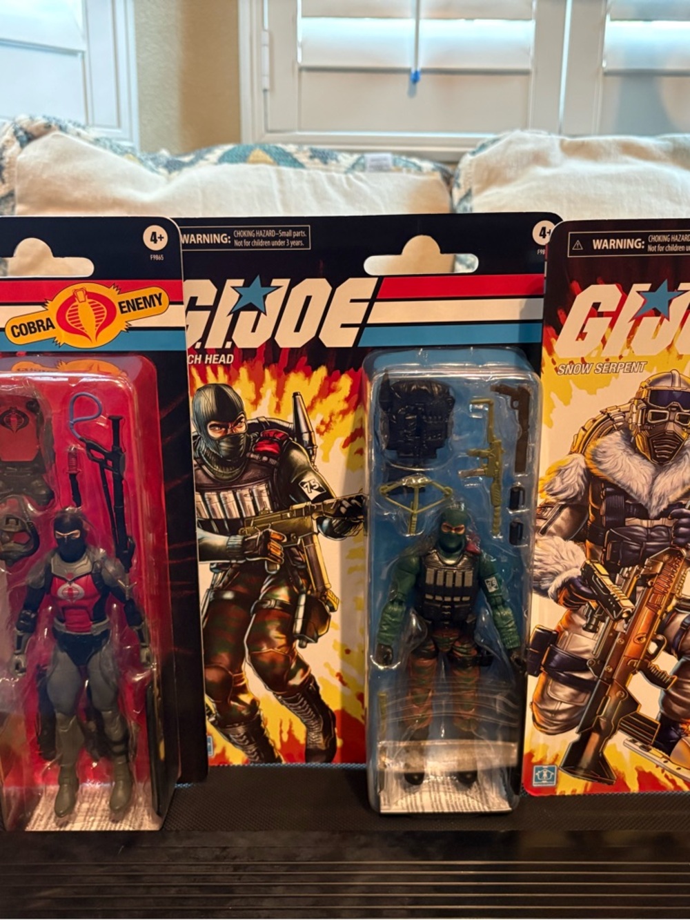 GI Joe Classified Wave 2 Retro Figure Set COBRA EEL BEACH HEAD SNOW SERPENT LOT